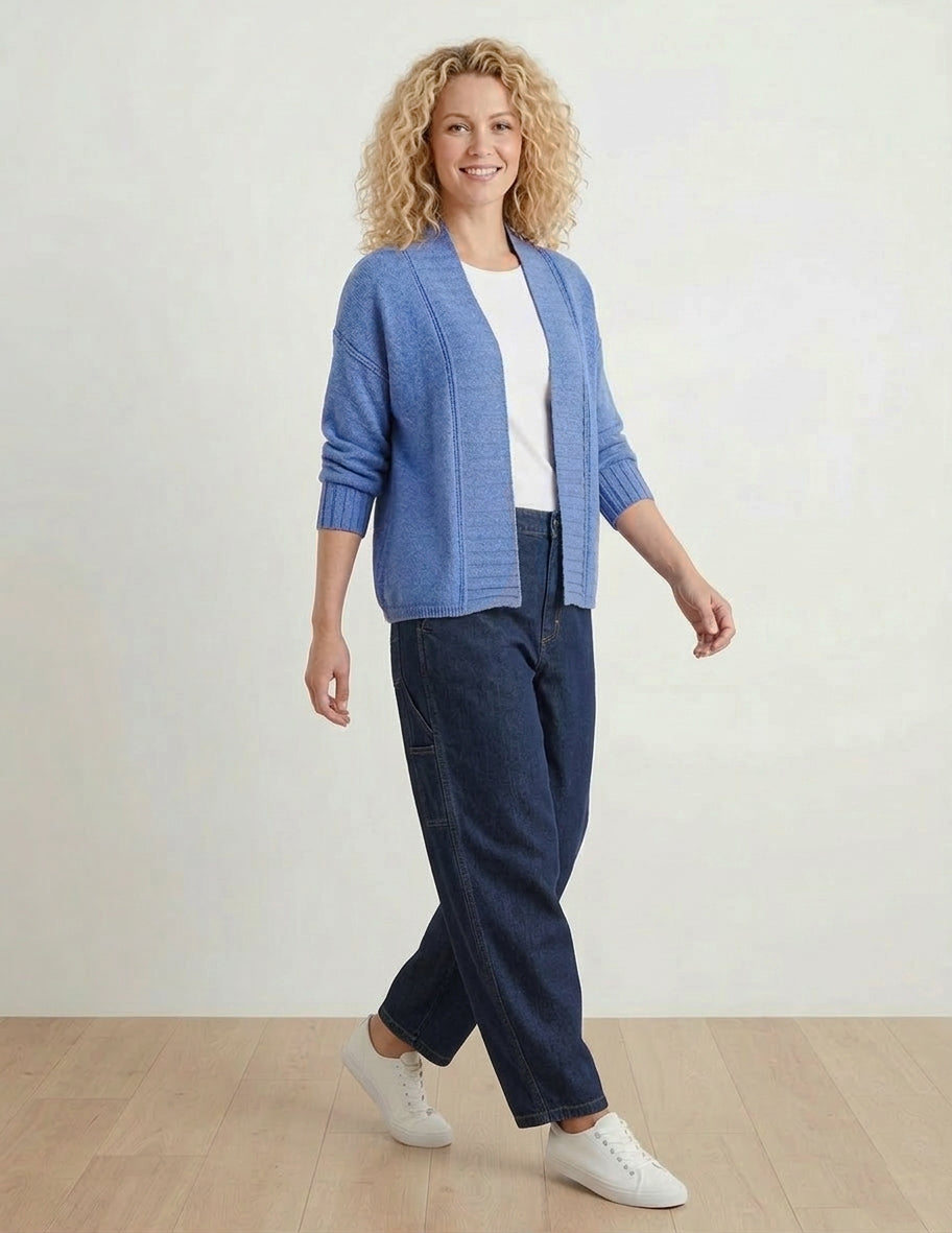 Cotton Swing Open Cardigan
