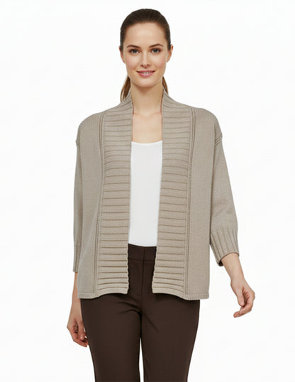 Cotton Swing Open Cardigan