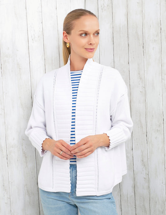 Cotton Swing Open Cardigan