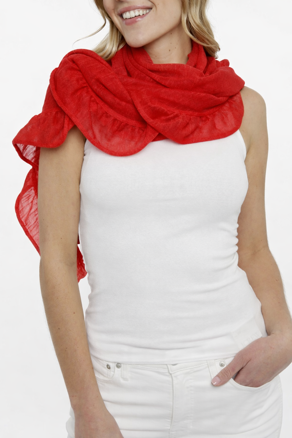 Ruffle Shawl/Wrap