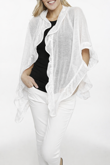 Ruffle Shawl/Wrap