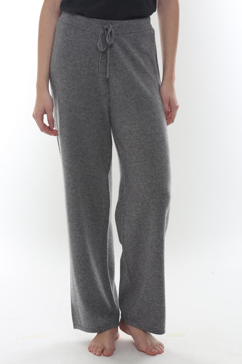 Cashmere Drawstring Wide Leg Pant - InCashmere