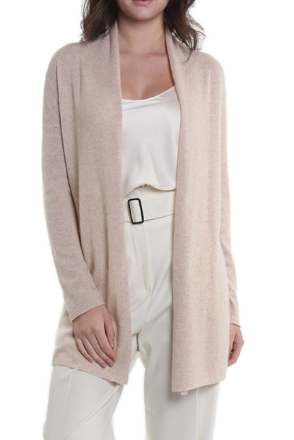 100% Cashmere Open Cardigan