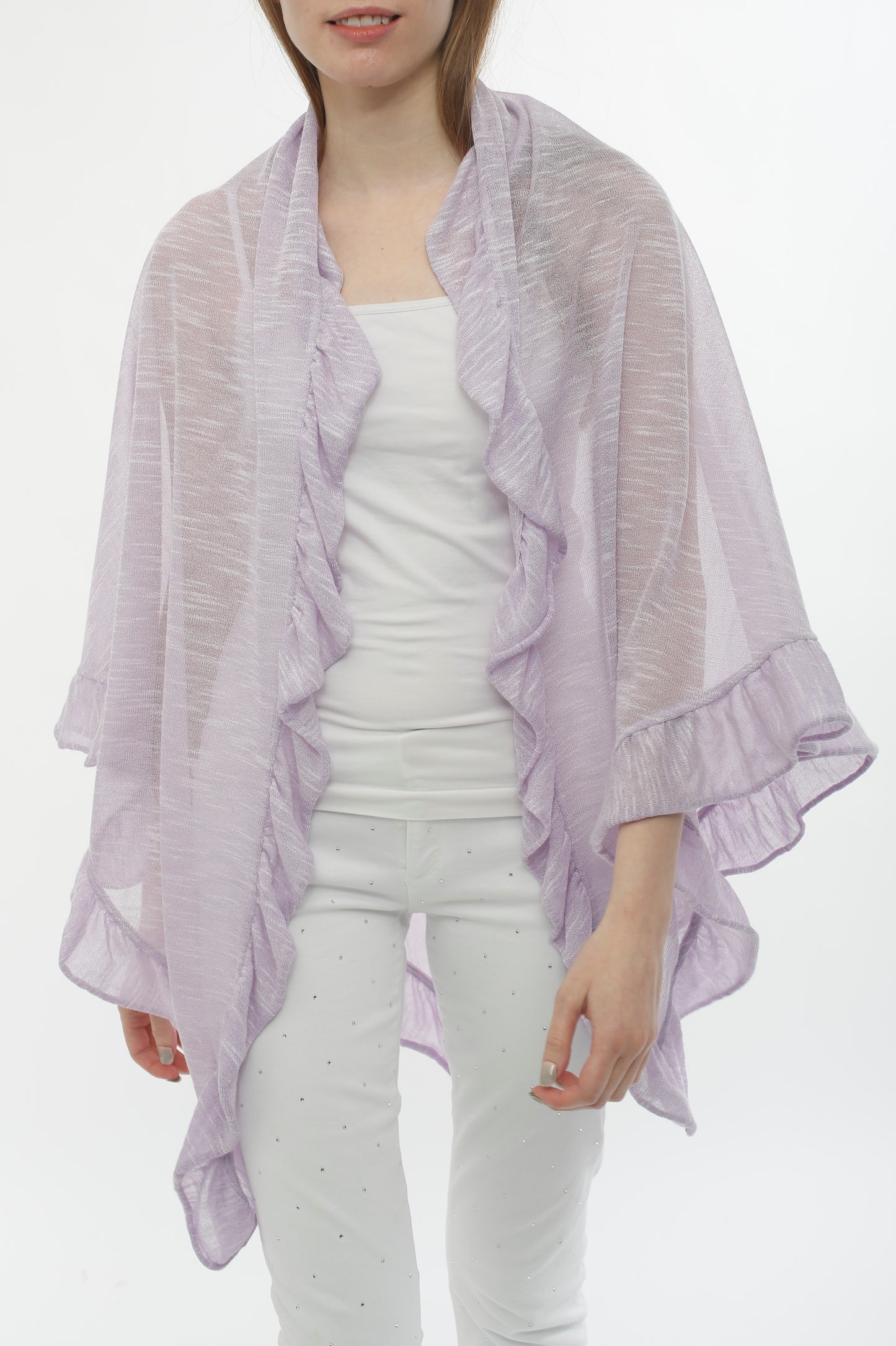 Ruffle Shawl/Wrap
