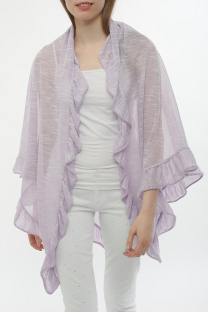 Ruffle Shawl/Wrap