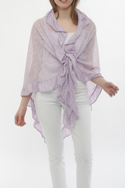 Ruffle Shawl/Wrap