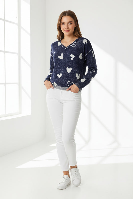 cashmere-cotton-fall-season-heart-v-neck-printed-pullover-indigo